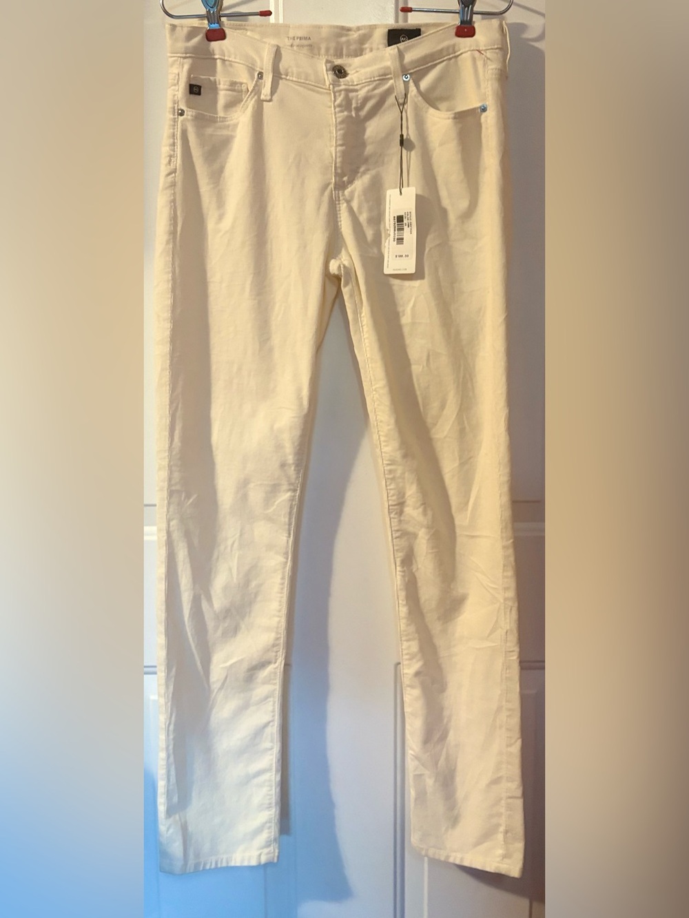 NWT AG Adriano Goldschmied The Prima Mid Rise Cigarette Women’s Jeans size 28